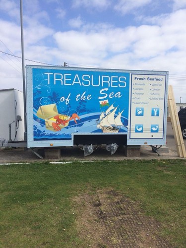 Seafood trailervan food truck - trailervan,